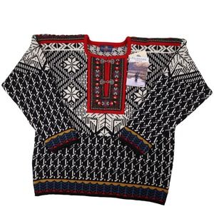 Vintage NWT Skjaeveland Norwegian Traditional Wool Sweater